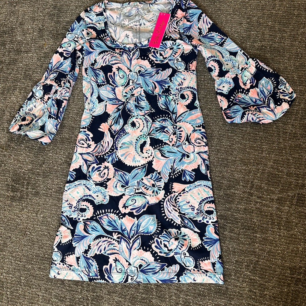 Lilly Pulitzer Carlile Dress - Blue and Pink